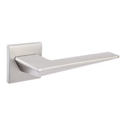 Дверная ручка RENZ "Кроне" 320-03 серия SLIM, никель супер матовый