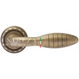 Дверная ручка Extreza "MIREL" (Мирел) 316 на розетке R02 матовая бронза F03