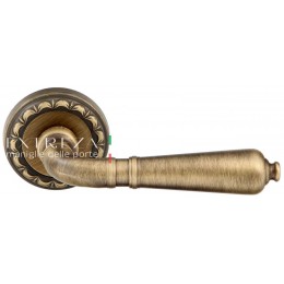 Дверная ручка Extreza Classic "PETRA" 304 круглая розетка R02 матовая бронза F03