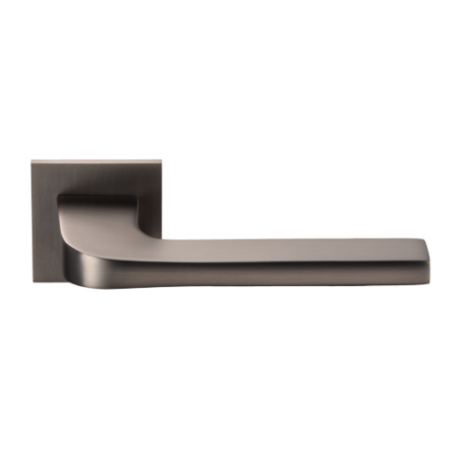 Дверная ручка ARCHIE VERGE BEND ASH SILVER пепельно-серебристый