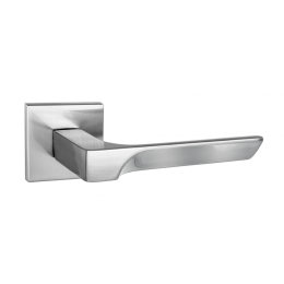 Дверная ручка RENZ "Румо" 325-03 серия SLIM, никель матовый