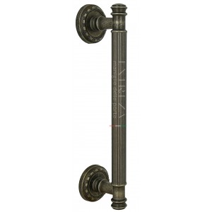 Дверная ручка скоба Extreza BENITO-R02-F45 (BENITO 307) античное серебро (межос. расстояние 225 мм)