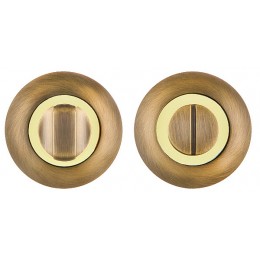 Ручка Fuaro (Фуаро) поворотная BK6.R.RM54 (BK6 RM) AB/GP-7 бронза/золото