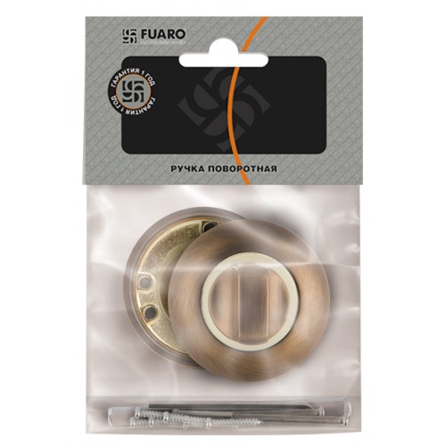 Ручка Fuaro (Фуаро) поворотная BK6.R.RM54 (BK6 RM) AB/GP-7 бронза/золото