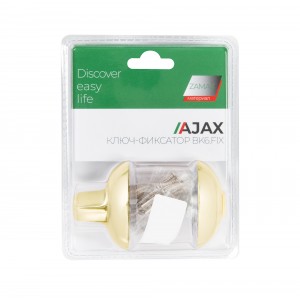 Ручка поворотная Ajax (Аякс) с фиксацией ключом BK6.FIX.JR GP-5 золото