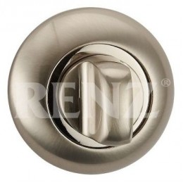 Завертка к ручкам RENZ BK 08 BIG SN/NP матовый никель / хром
