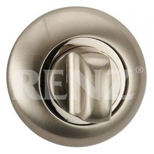 Завертка к ручкам RENZ BK 08 BIG SN/NP матовый никель / хром