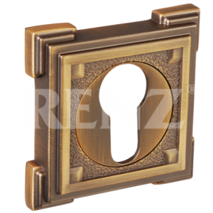 Накладка на цилиндр декоративная RENZ ET 19 CF кофе