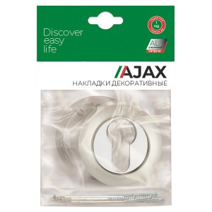 Накладка Ajax (Аякс) под цилиндр ET.R.JR54 (ET JR) BL-24 черный