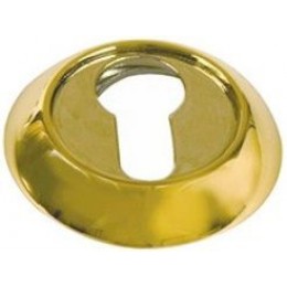 Накладка круглая под евроцилиндр SILLUR CL P.GOLD золото