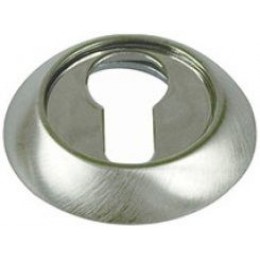 Накладка круглая под евроцилиндр SILLUR CL S.CHROME матовый хром