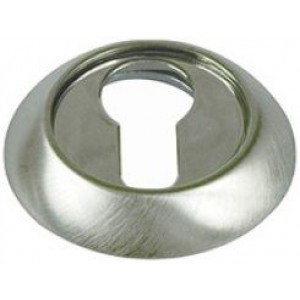 Накладка круглая под евроцилиндр SILLUR CL S.CHROME матовый хром