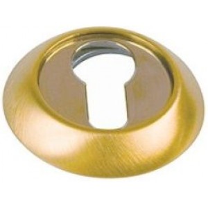 Накладка круглая под евроцилиндр SILLUR CL S.GOLD матовое золото