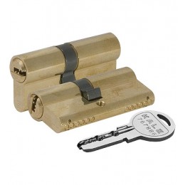 Цилиндровый Kale kilit (Кале килит) механизм 164 SN/90 (30+10+50) mm упк.БЛИСТЕР латунь 5 кл.