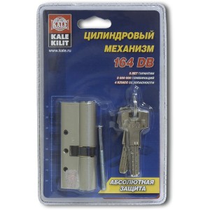 Цилиндровый Kale kilit (Кале килит) механизм 164 DBN-E/70 (30+10+30) mm латунь 5 кл.