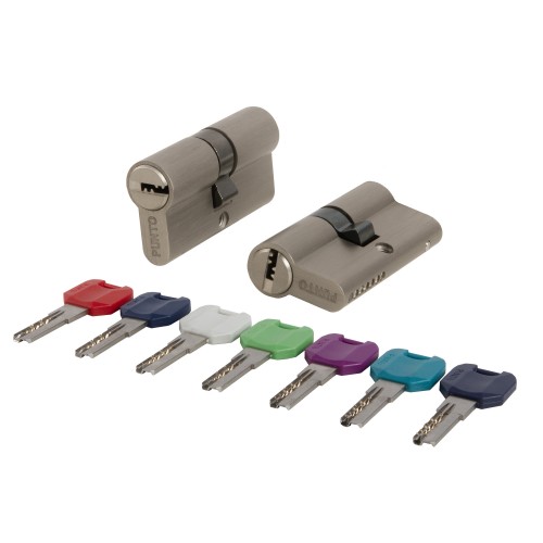 Цилиндровый Punto (Пунто) механизм MaxPro7000Key70mm(30+10+30) SN никель 7key