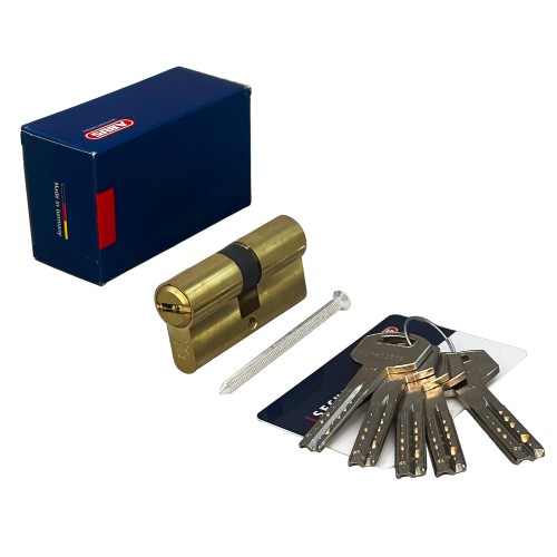 Механизм цилиндровый ABUS D12R410 ключ/ключ MS латунь (5 ключей)