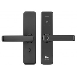 Умный замок с ручками Gimmel F10 DM50 TTLock для межкомнатных дверей черный матовый