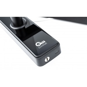 Умный замок с ручками Gimmel F10 DM50 TTLock для межкомнатных дверей черный матовый