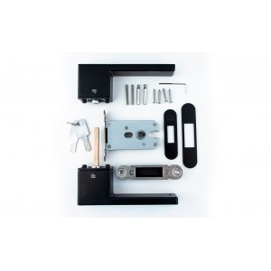 Умный замок с ручками Gimmel F11 DM60 TTLock для межкомнатных дверей золото