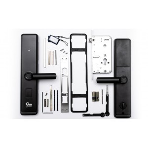 Умный замок с ручками Gimmel F20 DM60 TTLock черный матовый