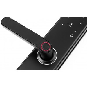 Умный замок с ручками Gimmel F21 DM60 TTLock черный матовый