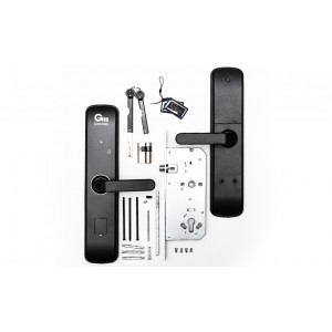 Умный замок с ручками Gimmel F21 DM60 TTLock черный матовый