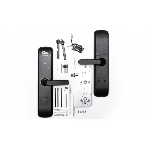 Умный замок с ручками Gimmel F21 DM60 TTLock черный матовый