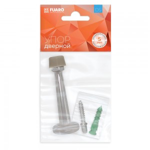 Упор Fuaro (Фуаро) дверной настенный STOPPER/15 (DS-15) CP-8 хром