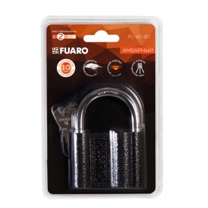 Замок Fuaro (Фуаро) навесной PL-PROTEC-4080 3key (PL-4080) англ. /блистер