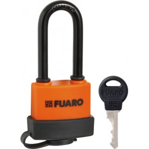 Замок Fuaro (Фуаро) навесной PL-WEATHER-3640 LS 3key (PL-3640 LS) удл. дужка, англ./блистер