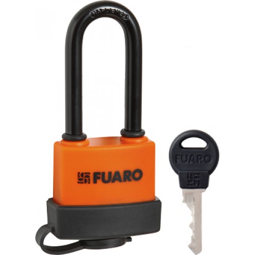 Замок Fuaro (Фуаро) навесной PL-WEATHER-3640 LS 3key (PL-3640 LS) удл. дужка, англ./блистер