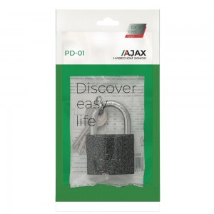 Замок Ajax (Аякс) навесной PD-0163 (PD-01-63) 3 key англ.