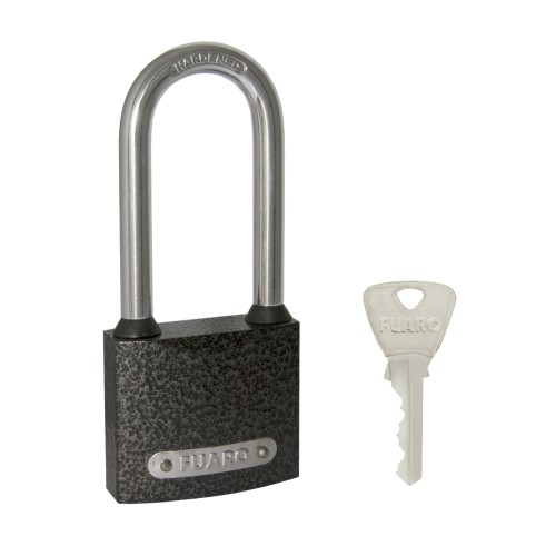 Замок Fuaro (Фуаро) навесной PL-UNI-0138-L (PL-01-38-L) 3key англ. /блистер