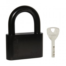 Замок Fuaro (Фуаро) навесной PL-WEATHER-1570 Black 4 fin key ( PL-15-70) диск. /блистер