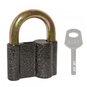 Замок Ajax (Аякс) навесной PD-4080 (PD-40-80) 3 fin key /коробка