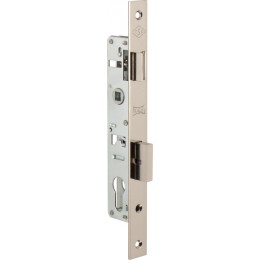 Корпус Kale kilit (Кале килит) узкопрофильного замка с защёлкой 153 (20 mm) w/b (никель)