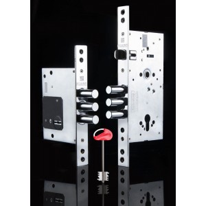 Замок Fuaro (Фуаро) врезной сувальдный MDV25/S-60.00.3R16 4key