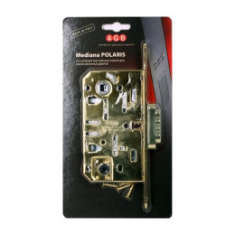 B06102.50.03.567 – Магнитный замок AGB Mediana Polaris для дверей под фиксатор WC, ЛАТУНЬ (BOX с ответной планкой)