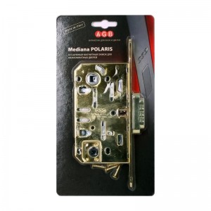 B06102.50.03.567 – Магнитный замок AGB Mediana Polaris для дверей под фиксатор WC, ЛАТУНЬ (BOX с ответной планкой)
