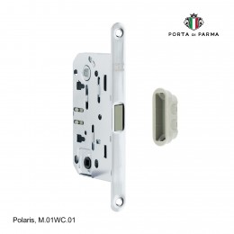 Защелка врезная магнитная под фиксатор Porta Di Parma, Polaris M.01WC.01, Полированный хром