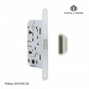 Защелка врезная магнитная под фиксатор Porta Di Parma, Polaris M.01WC.02, Матовый хром