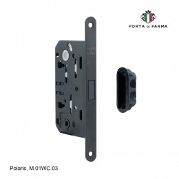 Защелка врезная магнитная под фиксатор Porta Di Parma, Polaris M.01WC.03, Чёрный