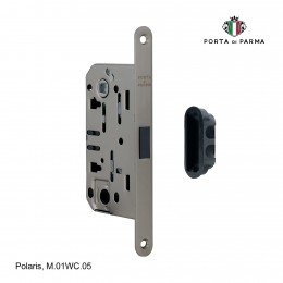 Защелка врезная магнитная под фиксатор Porta Di Parma, Polaris M.01WC.05, Матовый графит