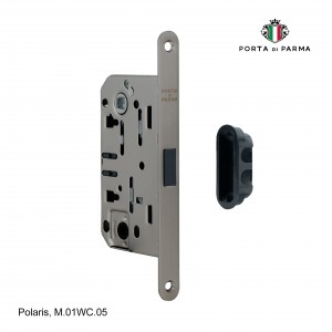 Защелка врезная магнитная под фиксатор Porta Di Parma, Polaris M.01WC.05, Матовый графит