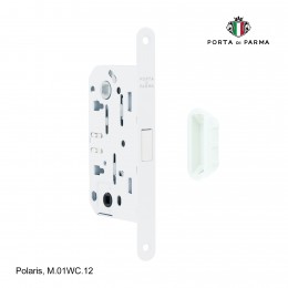 Защелка врезная магнитная под фиксатор Porta Di Parma, Polaris M.01WC.12, Белый