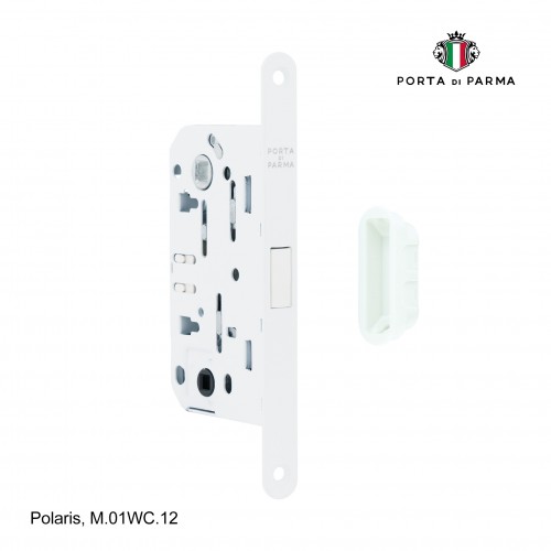Защелка врезная магнитная под фиксатор Porta Di Parma, Polaris M.01WC.12, Белый