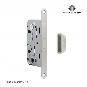 Защелка врезная магнитная под фиксатор Porta Di Parma, Polaris M.01WC.14, Матовый никель