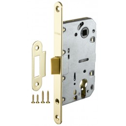 Корпус Fuaro (Фуаро) врезного замка c защёлкой PLASTP85C-50 (P85C-50) GP латунь
